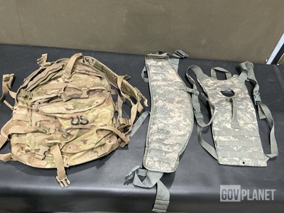 (7) Field Packs, (12) Molded Waist Belts & Assorted Items