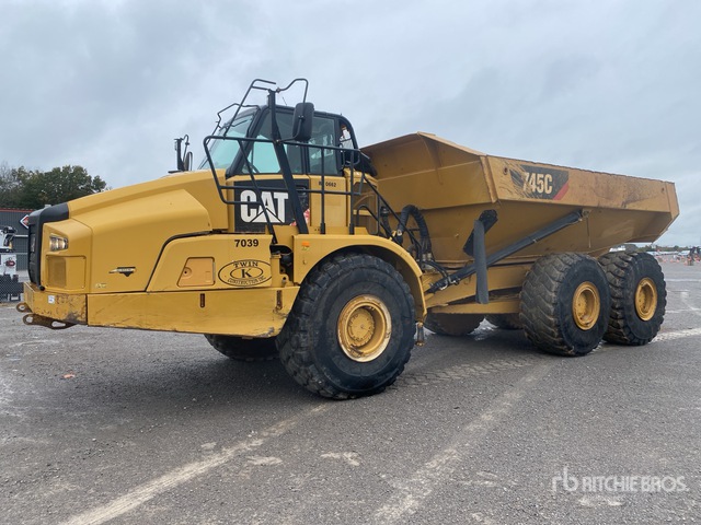 Caterpillar 745C Articulated Dump Trucks transport quote to
