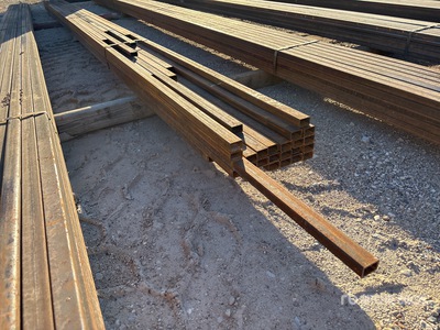 Quantity of (35) 1-1/2 in x 1 in 14 GA Rectangle Tubing معادن متنوعة
