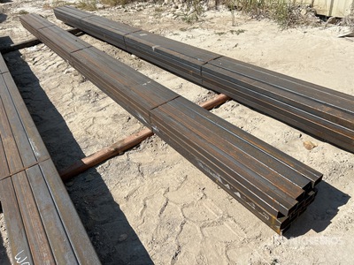 Quantity of (16) 2 in x 3 in x 11 GA Rectangle Tube Divers