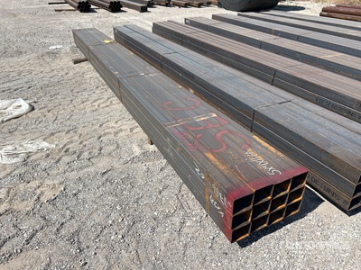 Quantity of (12) 5 in x 4 in x 11 GA Rectangle Tube Divers