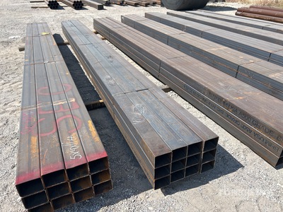Quantity of (12) 5 in x 4 in x 11 GA Rectangle Tube Divers