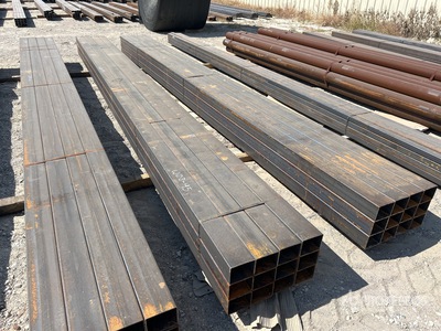 Quantity of (12) 5 in x 4 in x 11 GA Rectangle Tube Divers