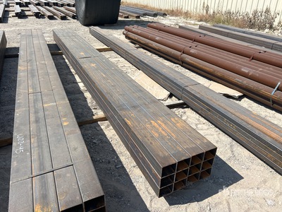 Quantity of (12) 5 in x 4 in x 11 GA Rectangle Tube Divers