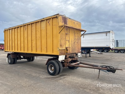 1995 Pohln 7 m Dog Tipping Trailer