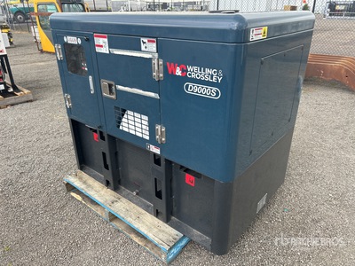 2024 Welling & Crossley D9000S 10 kVA Skid-Mounted Generator Set (Unused)
