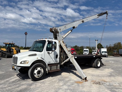 1986 JLG 1250BT 12.5 ton Straight Boom on 2007 Freightliner M2 106 4x2 Boom Truck