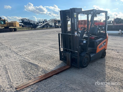 Doosan GC25S-9 4600 lb Cushion Tire Forklift