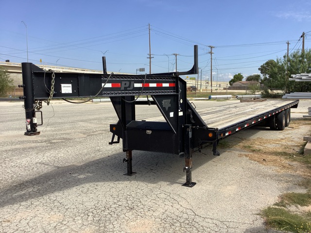 2014 PJ D7142 40 ft T/A Gooseneck Flatbed Trailer 2014 PJ D7142 40 ft T/A Gooseneck Flatbed Trailer