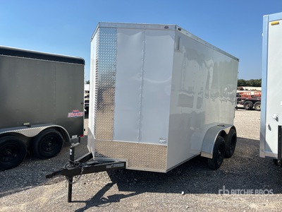 2025 Salvation Trailers 14 ft T/A Enclosed Trailer (Unused)
