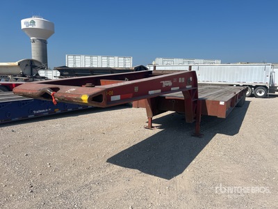 2008 Nuttall 355LB 38 ft Tri/A Lowboy Ölfeld-Sattellauflieger