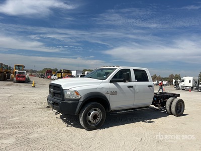 2018 Ram 5500 4x4 Crew Cab Kabina i podwozie