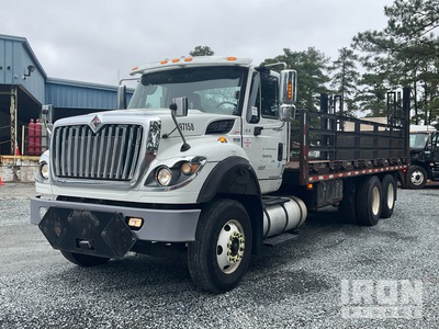 2013 International 7400 6x4 Flatbed Truck