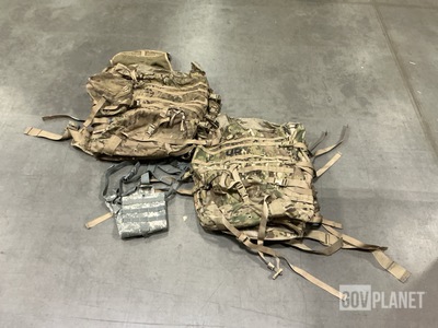 (9) Large Rucksacks, (23) Hydration Carriers & Assorted Items