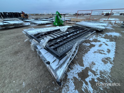 Quantity of (2) 2025 Suihe NG-14Eu-2 Wrought Iron Bi-Parting 14 ft Einfahrtstor