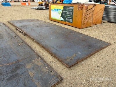 6 ft 7 in x 20 ft x 1 in Road Steel Plate (Unused)
