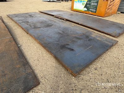 6 ft 7 in x 20 ft x 1 in Road Steel Plate (Unused)