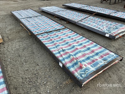 Quantity of (100) Sheets Galvalume Steel Roofing (Unused)