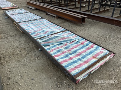 Quantity of (100) Sheets Galvalume Steel Roofing (Unused)