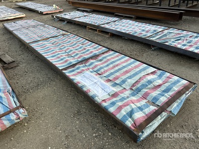 Quantity of (100) Sheets Galvalume Steel Roofing (Unused)