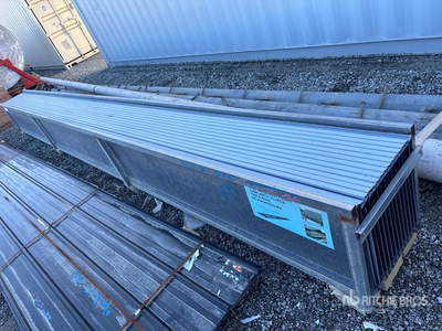 Quantity of (30) 20 ft x 17.7 in Grey Metal Roof Panels (Unused)