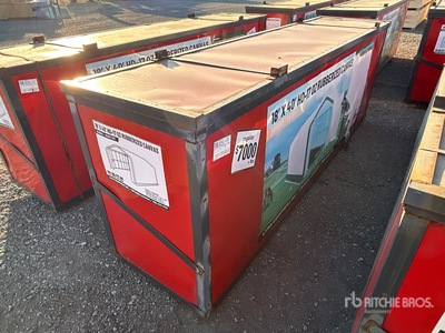 Lynx HD-17 18 ft x 40 ft x 17 ft Rubberized Canvas Storage Building (Unused)