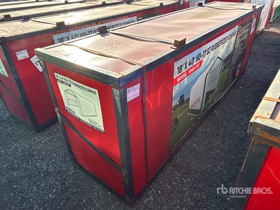 Lynx HD-17 18 ft x 40 ft x 17 ft Rubberized Canvas Storage Building (Unused)