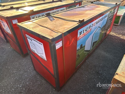 Lynx HD-17 18 ft x 40 ft x 17 ft Rubberized Canvas Storage Building (Unused)