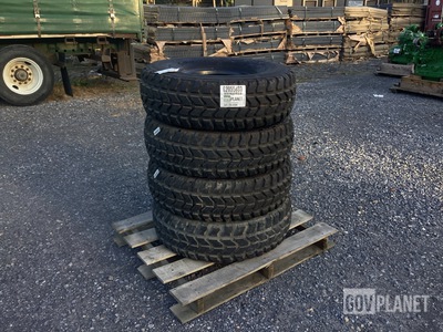 (4) Goodyear Wrangler 37x12.50R16.5LT Tires