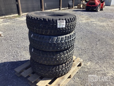 (4) Goodyear Wrangler 37x12.50R16.5LT Tires