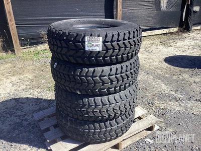 (4) Goodyear Wrangler 37x12.50R16.5LT Tires