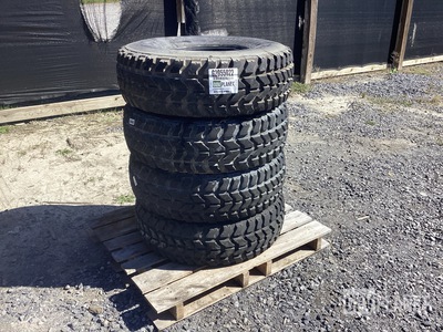 (4) Goodyear Wrangler 37x12.50R16.5LT Tires