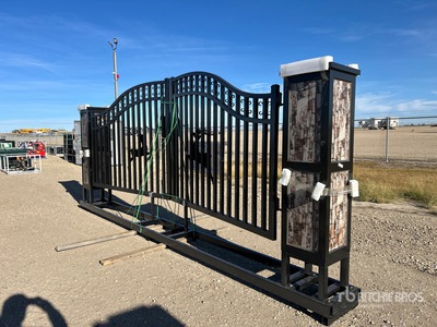 2025 Suihe NFG-20FGP-E 19 ft Wrought Iron Bi-Parting Cancello (Unused)