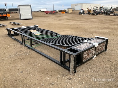 2025 Suihe NFG-20FGP-E 20 ft x 6 ft 7 in Wrought Iron Bi-Parting Driveway Gate (Unused)