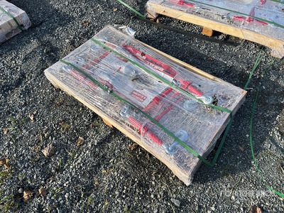 Quantity of (5) 2025 Suihe BC-9200 9200 lb Ratchet Binders & (10) 20 ft Chains (Unused)