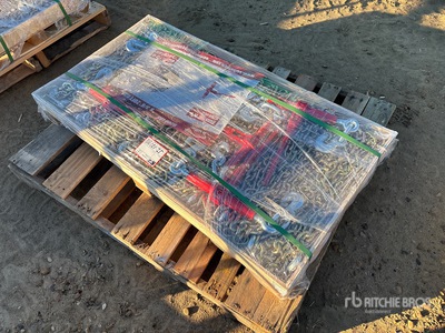 Quantity of (5) 2025 Suihe BC-9200 9200 lb Ratchet Binders & (10) 20 ft Chains (Unused)