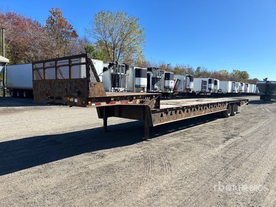 2007 Trail King TK70HT 48 ft T/A Single Drop Przyczepa z pokładem schodkowym