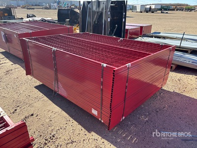 Quantity of (30) Canex 6 ft x 8 ft Powder Coated Transenne da cantiere (Unused)