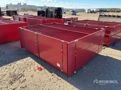 Quantity of (30) Canex 6 ft x 8 ft Powder Coated Transenne da cantiere (Unused)