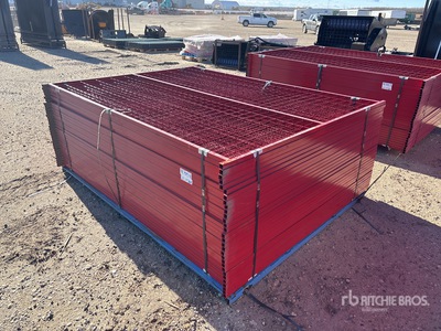 Quantity of (30) Canex 6 ft x 8 ft Powder Coated Clôture de site (Unused)