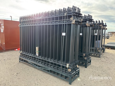 Quantity of (20) Canex 10 ft x 7 ft Powder Coated Wrought Iron Valla (Unused)