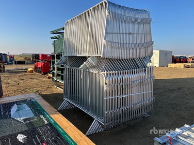 Quantity of (90) Crowd Barrier