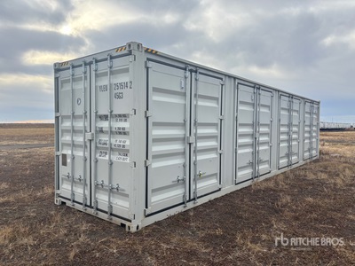 2025 40 ft High Cube Multi-Door Storage Container