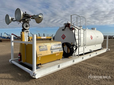 1996 Westeel 10000 L Skid Mounted Steel Fuel Tank