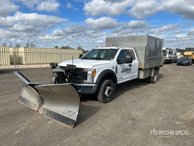 2017 Ford F-550 XL 4x4 Extended Cab Snow Plow Truck