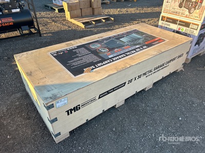 TMG MSC2030F 20 ft x 30 ft Metal Garage Abri Voiture (Unused)