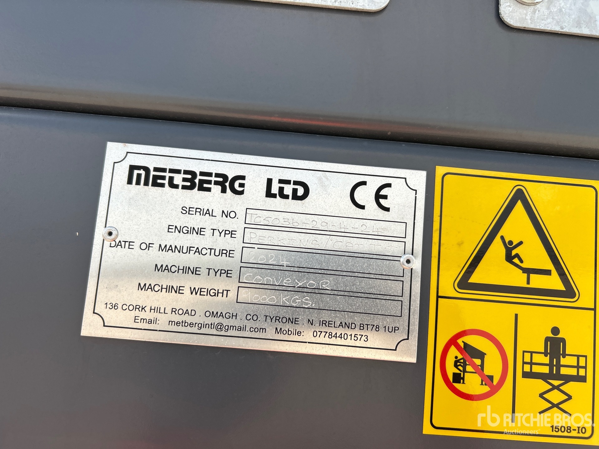 2024 Metberg TC5036 Conveyor