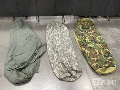 (28) Sleeping Bags, (9) Bivy Covers & Assorted Items