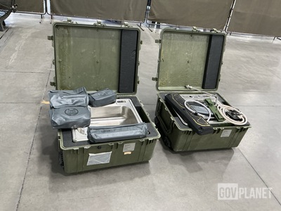 (2) Aseptico ADU-42CF Portable Scrub Sinks