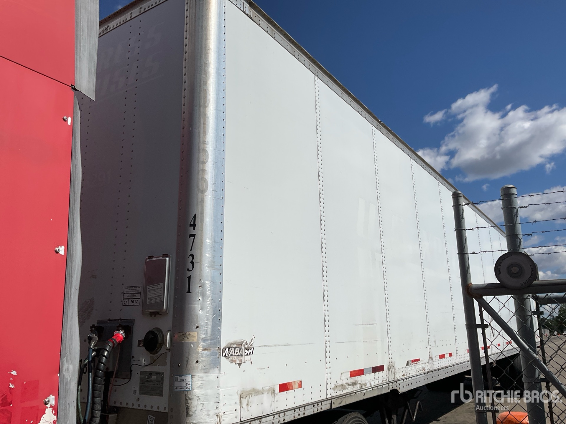 2008 Wabash 53 ft T/A Van Trailer